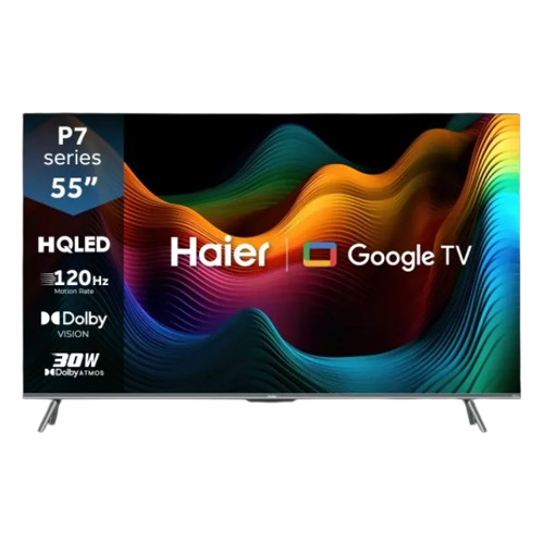 Haier 55 Inch Bezel-Less HQLED 4K UHD Google TV (H55P7UX)