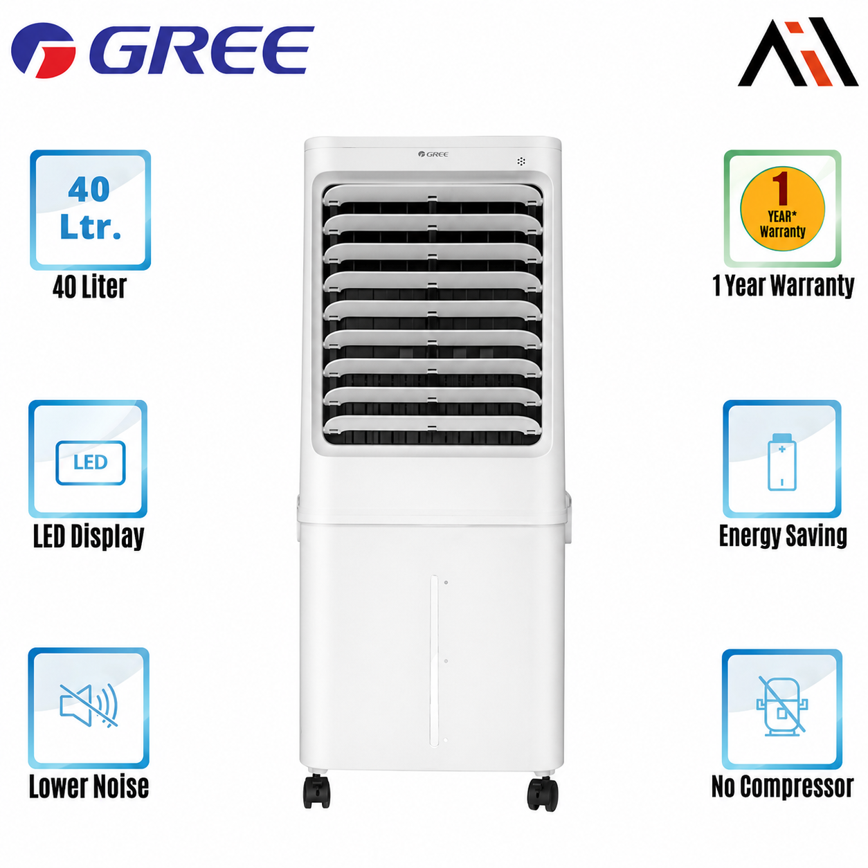 Gree Portable Air Cooler(KSWK-6001DGL)