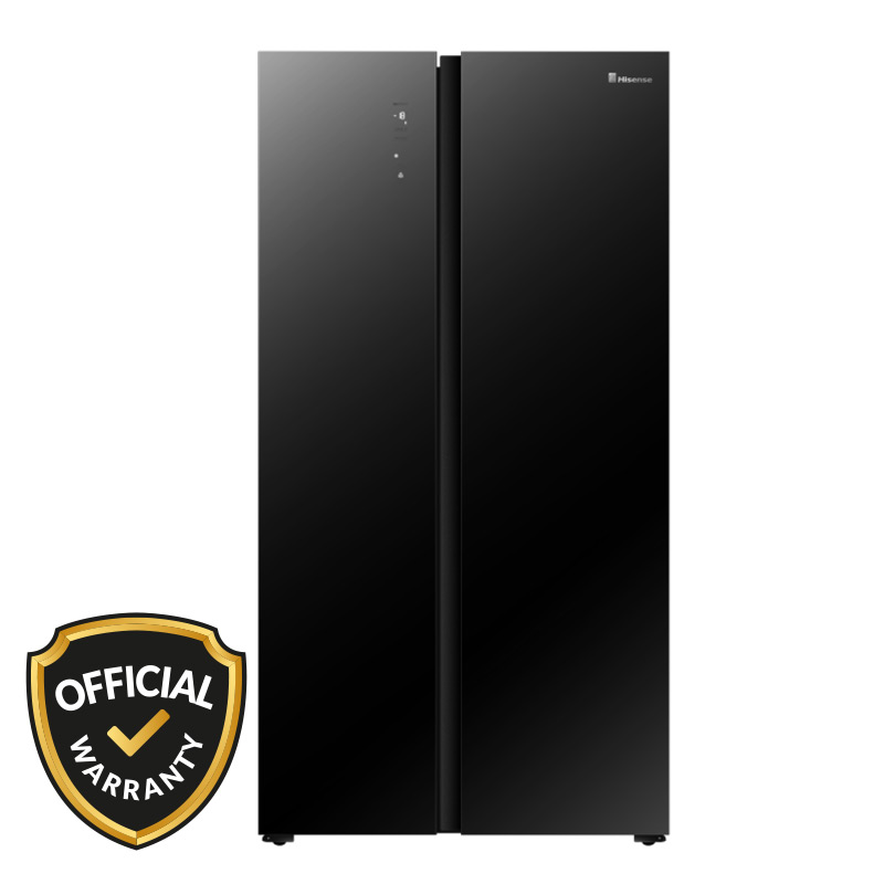 Hisense 566L Side by Side Glass Door Refrigerator RS67W4NV