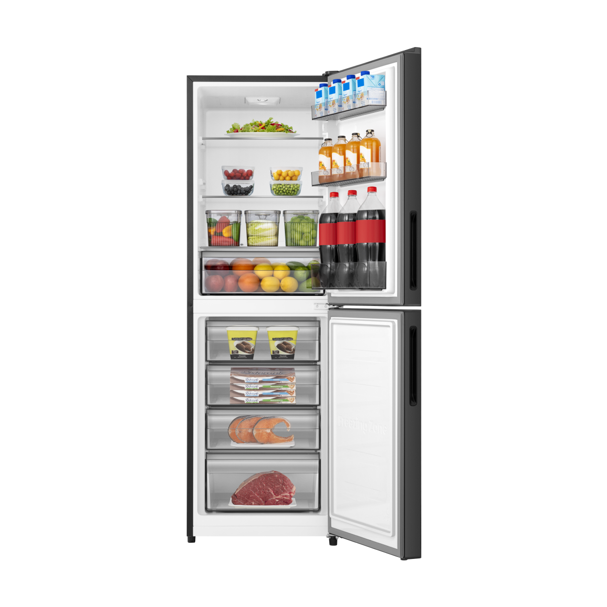 Hisense 270L BMF Inverter Glass Door Refrigerator RB1G270NA Dark Red