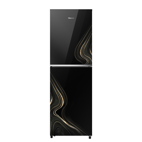 Hisense 277L TMF Glass Door Refrigerator RTDG277NAGS/BD3 Golden Sunlight